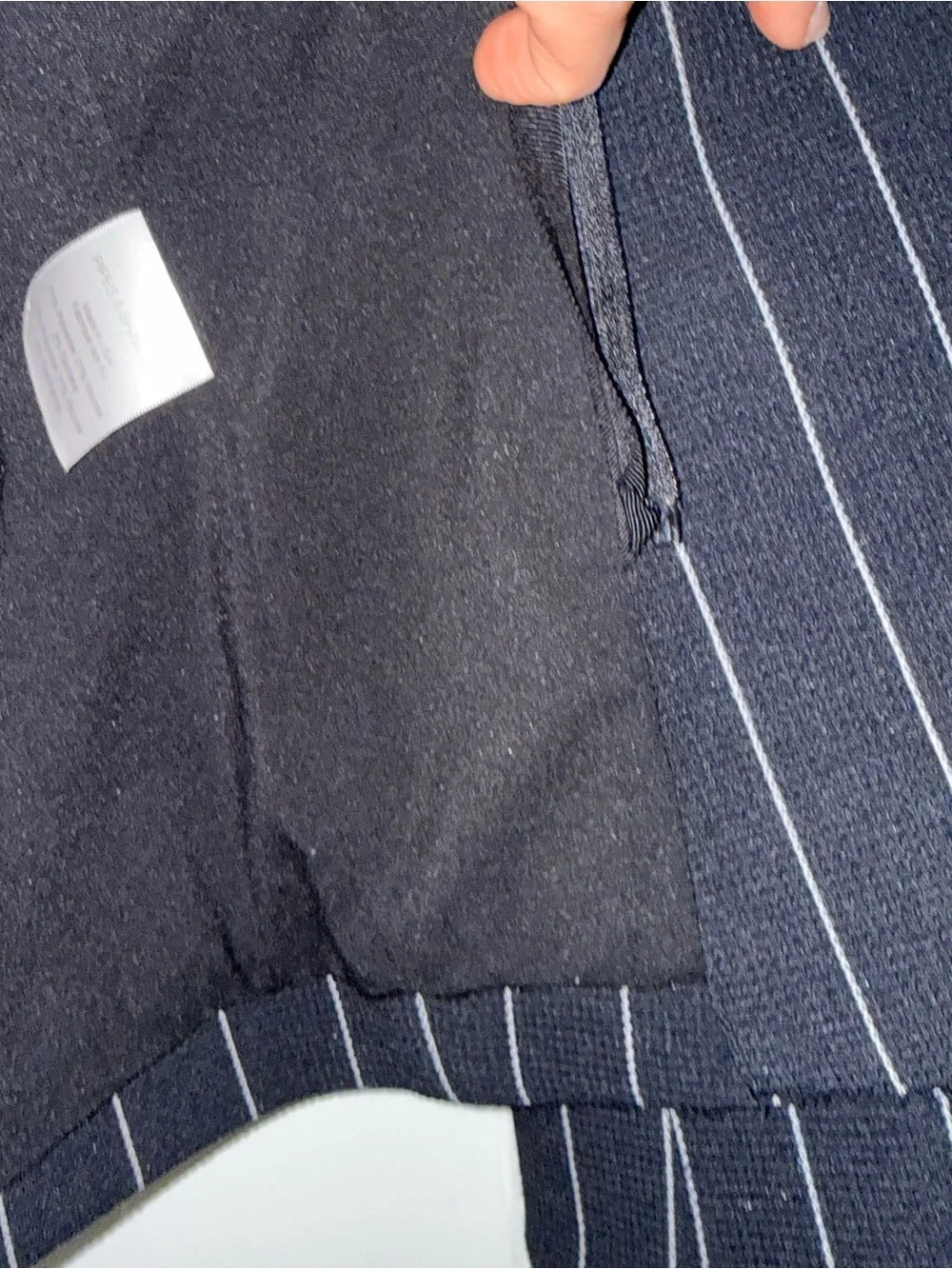 Veronica Beard Daytona Pinstripe Double Breasted Blazer